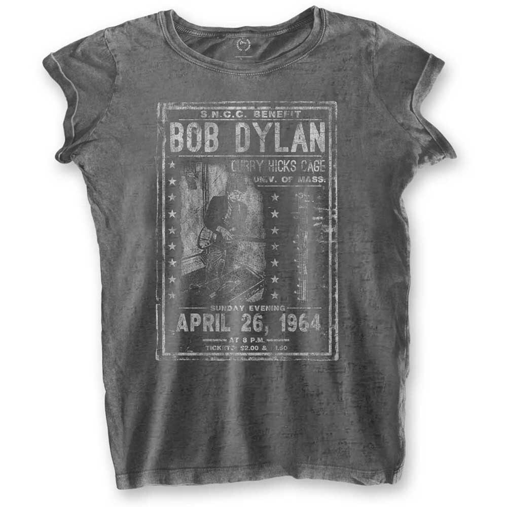 Bob Dylan Ladies Burn Out T-Shirt: Curry Hicks Cage (XX-Large)