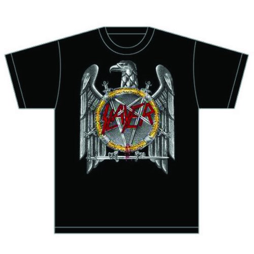 Slayer Unisex T-Shirt: Silver Eagle (X-Large)