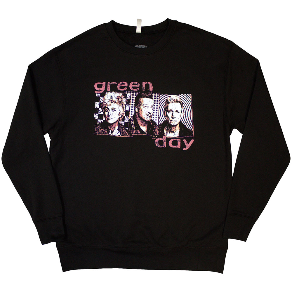 Green Day Unisex Sweatshirt: 80's Summer Photo (XX-Large)