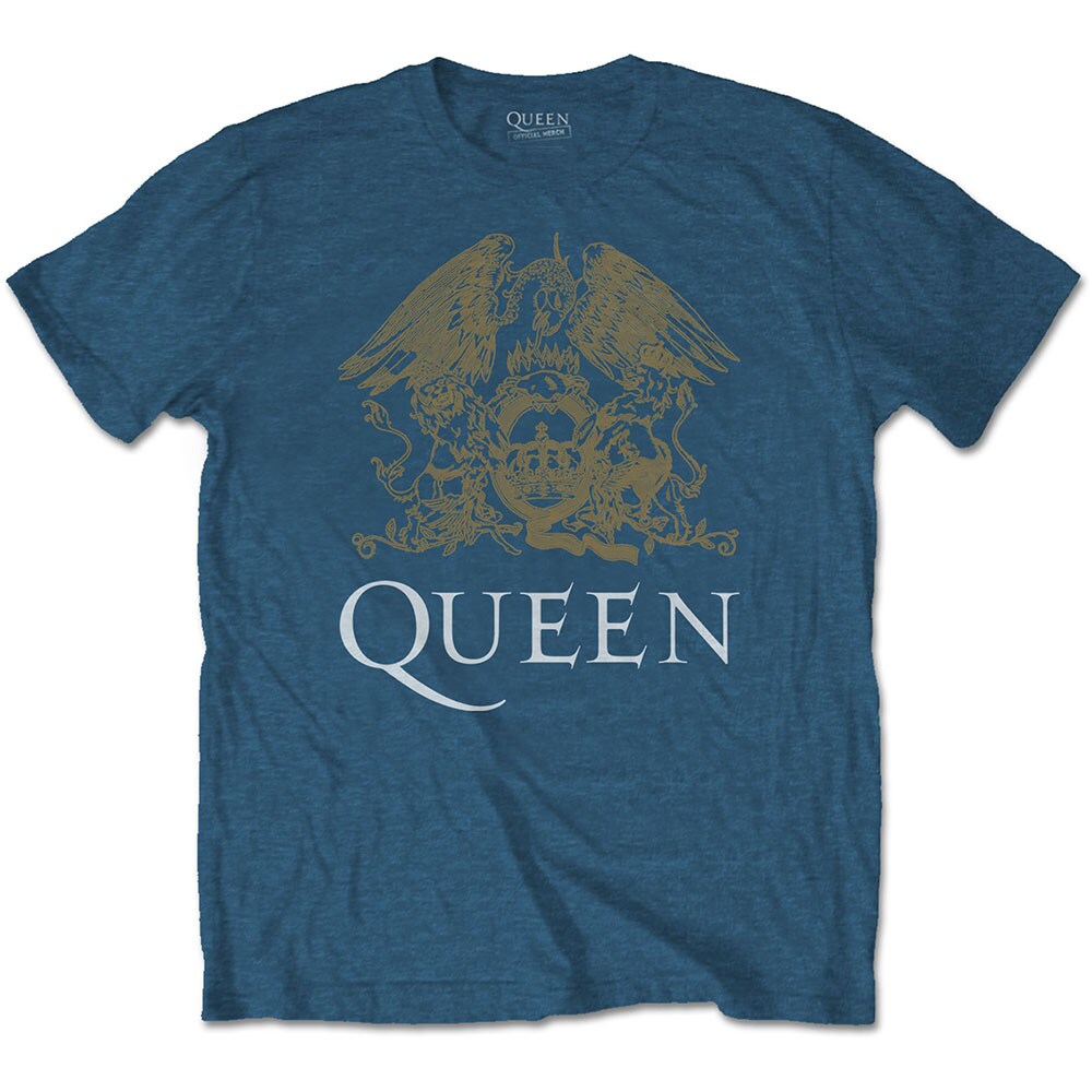 Queen Unisex T-Shirt: Crest (X-Large)