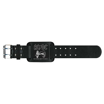 AC/DC Leather Wrist Strap: For Those About To Rock