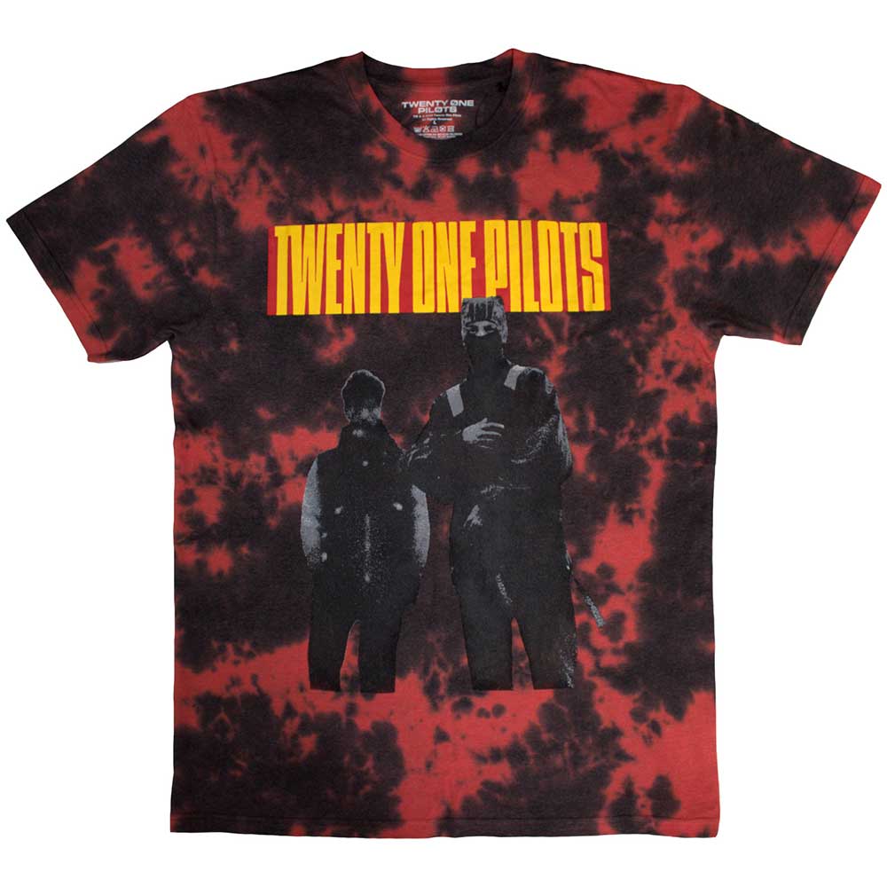 Twenty One Pilots Unisex T-Shirt: Standing Bar (Wash Collection) (Medium)