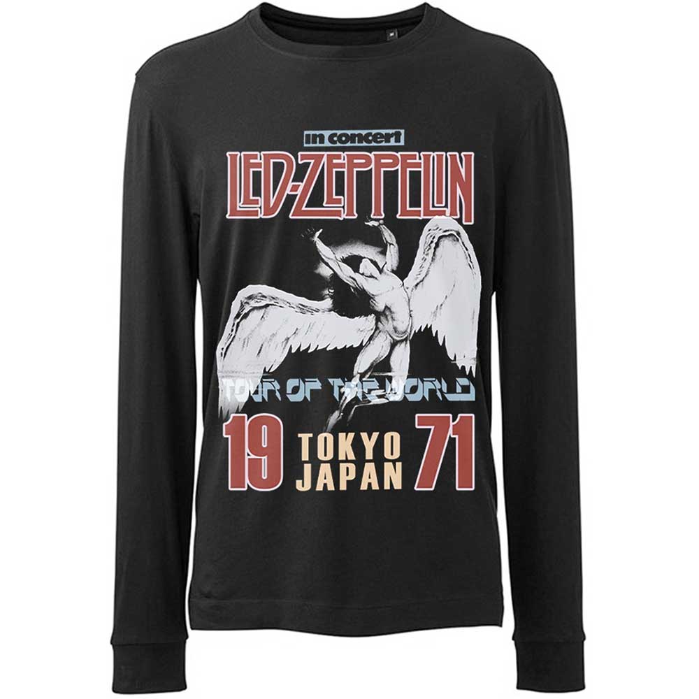 Led Zeppelin Unisex Long Sleeve T-Shirt: Japanese Icarus (Medium)