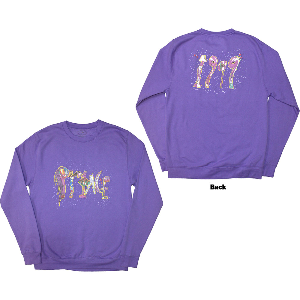 Prince Unisex Sweatshirt: 1999 (Back Print) (XX-Large)