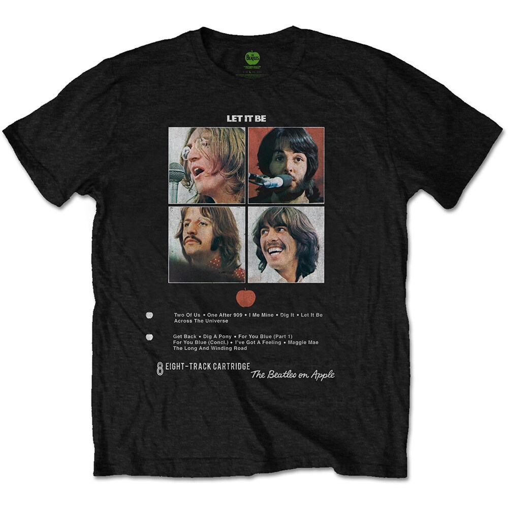 The Beatles Unisex T-Shirt: Let it Be 8 Track (XX-Large) - 2