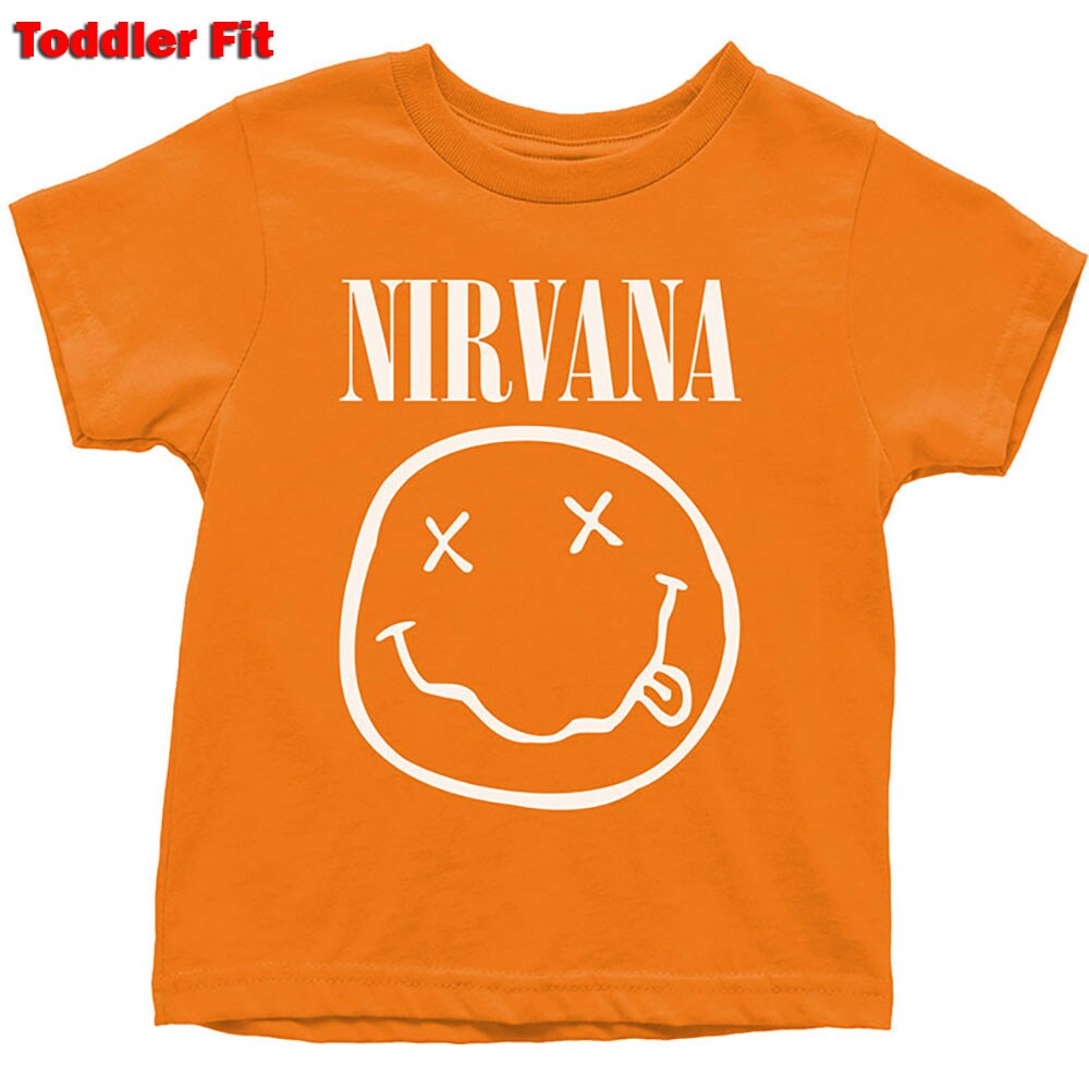 Nirvana Kids Toddler T-Shirt: White Smiley (4 Years)