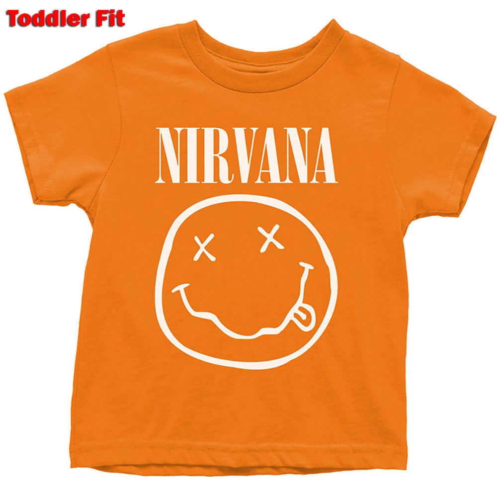 Nirvana Kids Toddler T-Shirt: White Smiley (5 Years)