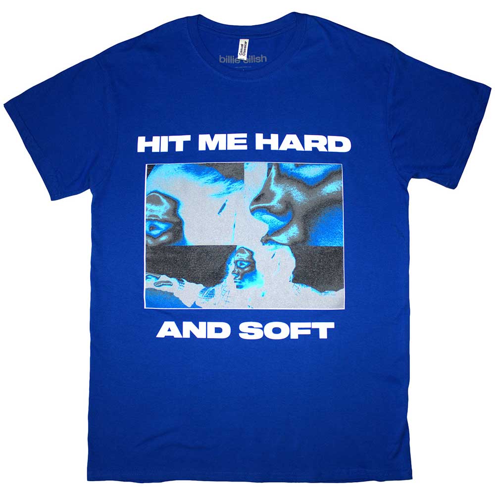 Billie Eilish Unisex T-Shirt: Hit Me Hard And Soft Negative (Medium)