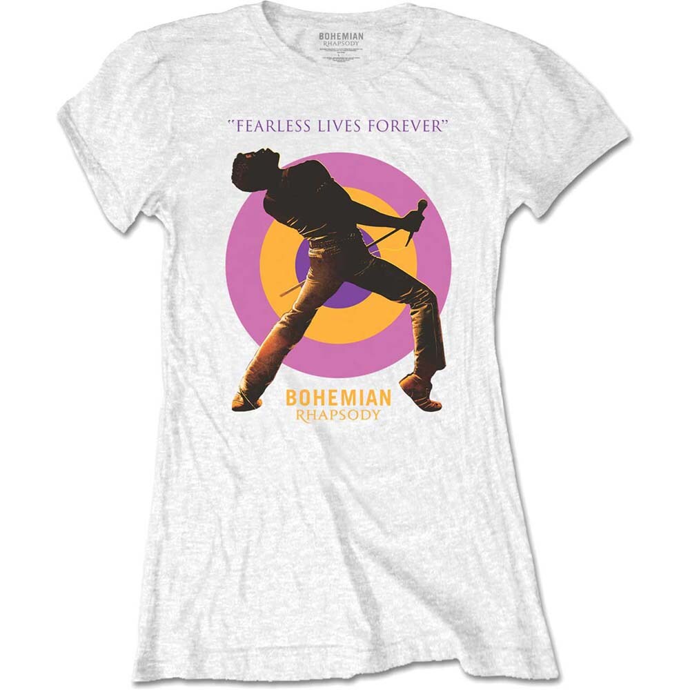 Queen Ladies T-Shirt: Fearless (X-Large)