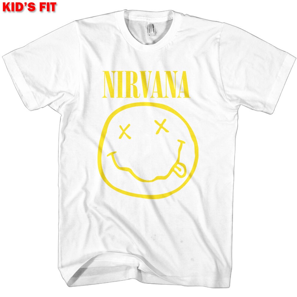 Nirvana Kids T-Shirt: Yellow Smiley (3-4 Years)