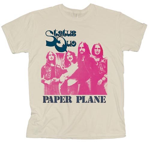 Status Quo Unisex Tee: Paper Plane (X-Large)