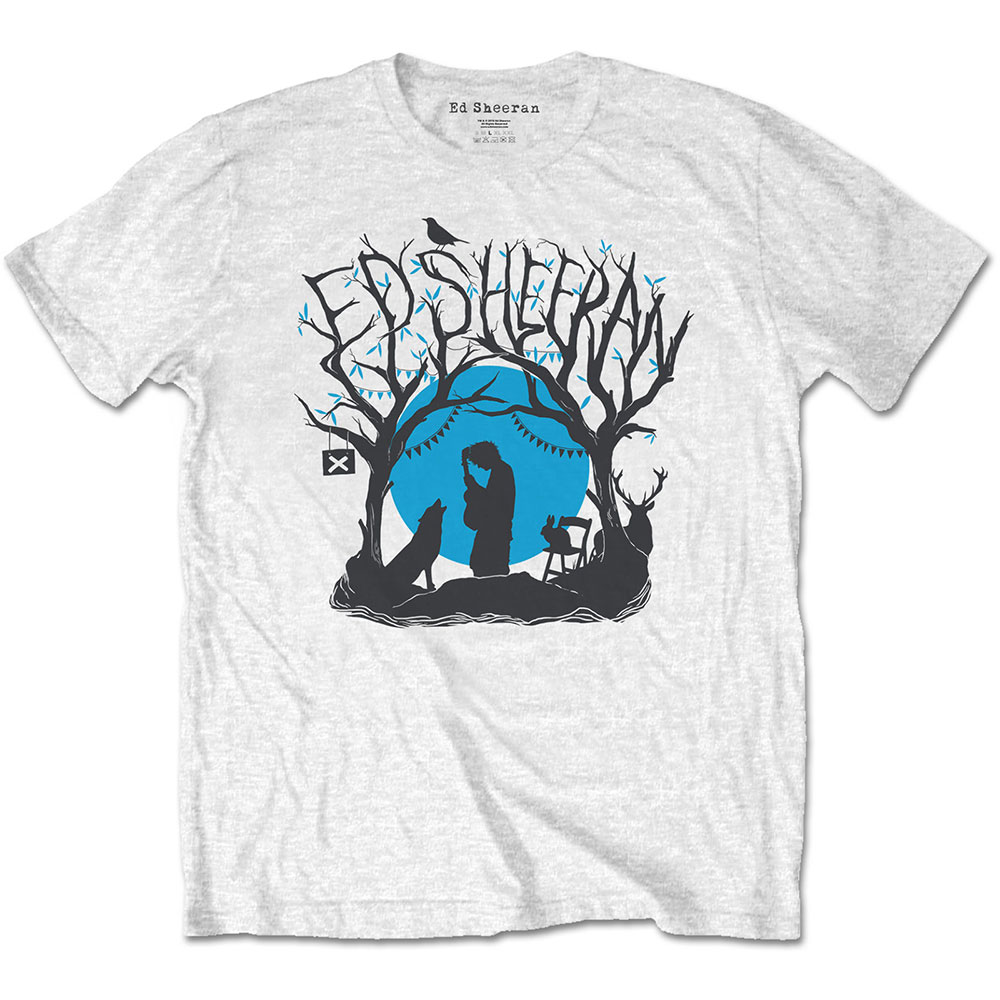 Ed Sheeran Unisex T-Shirt: Woodland Gig (Medium)