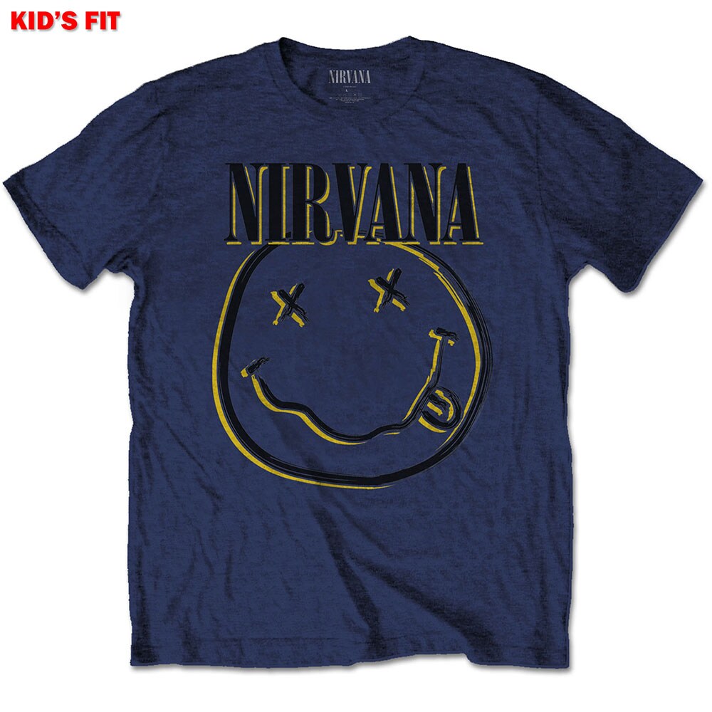 Nirvana Kids T-Shirt: Inverse Smiley (5-6 Years)