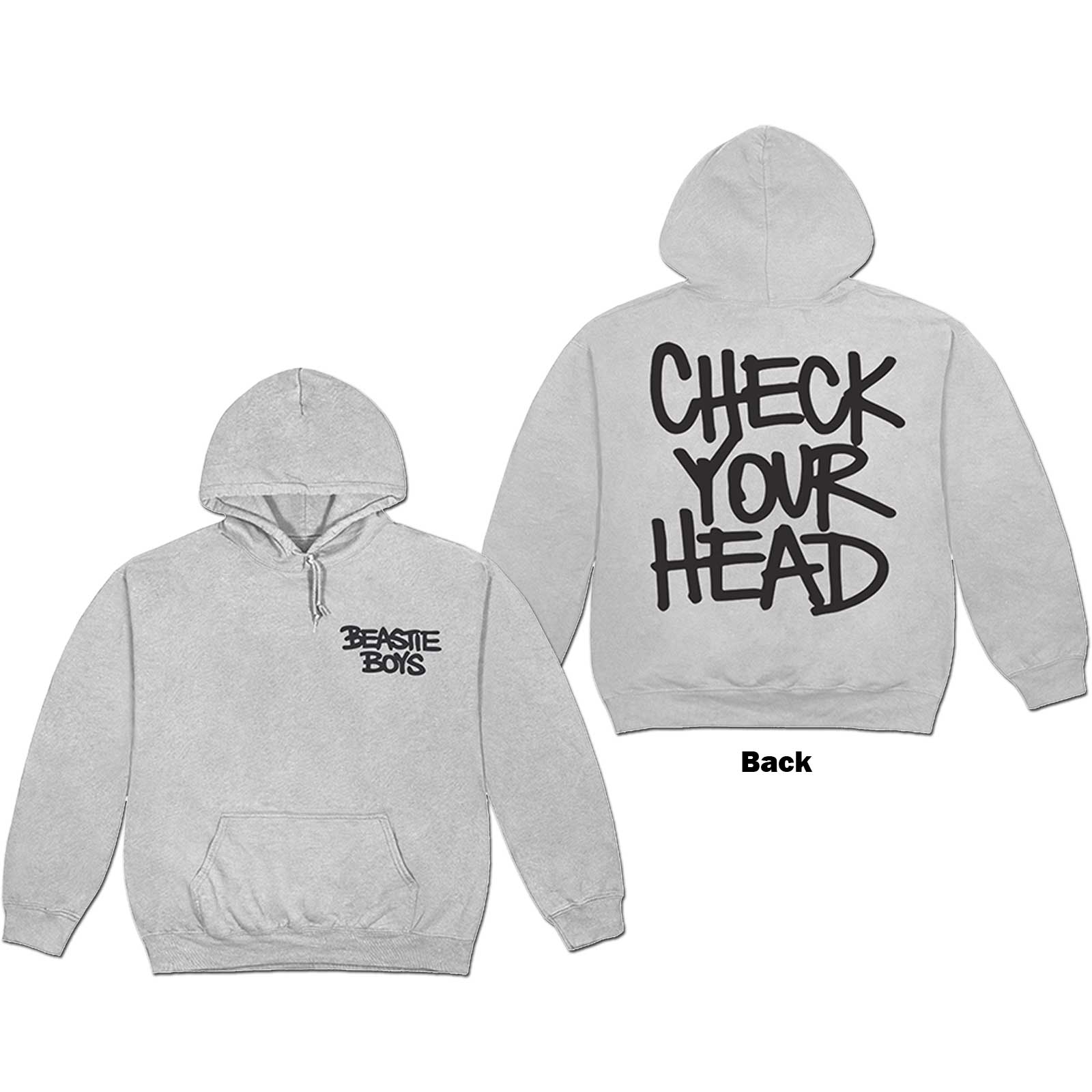 The Beastie Boys Unisex Pullover Hoodie: Check Your Head (Back Print) (XX-Large)
