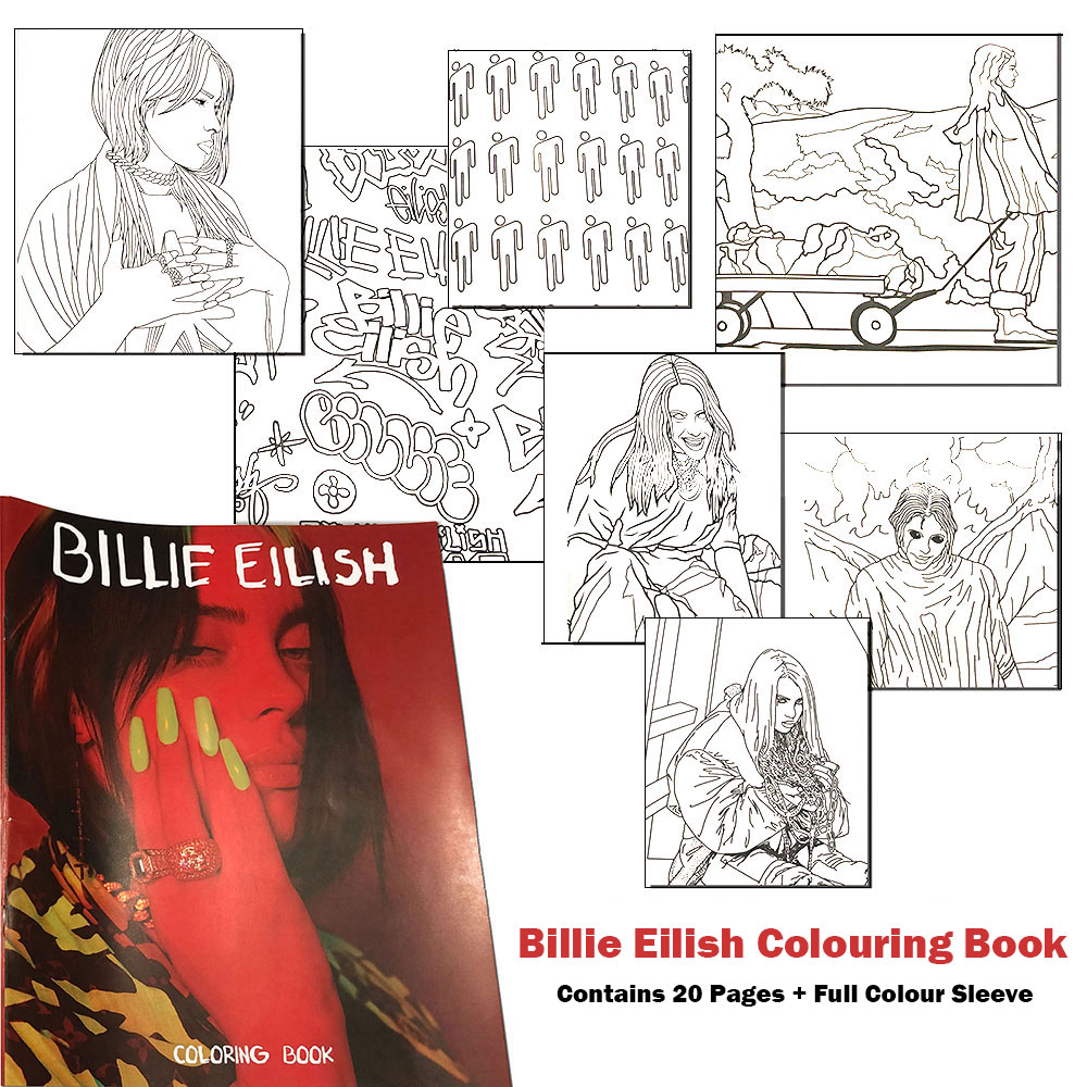 Billie Eilish målarbok: Billie