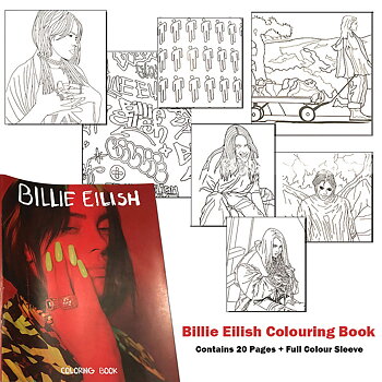 Billie Eilish målarbok: Billie