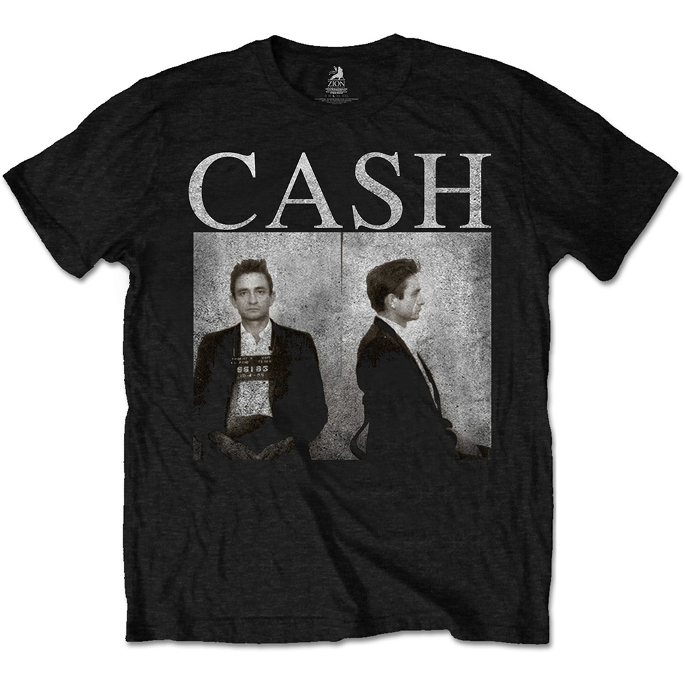 Johnny Cash Unisex T-Shirt: Mug Shot (XX-Large)