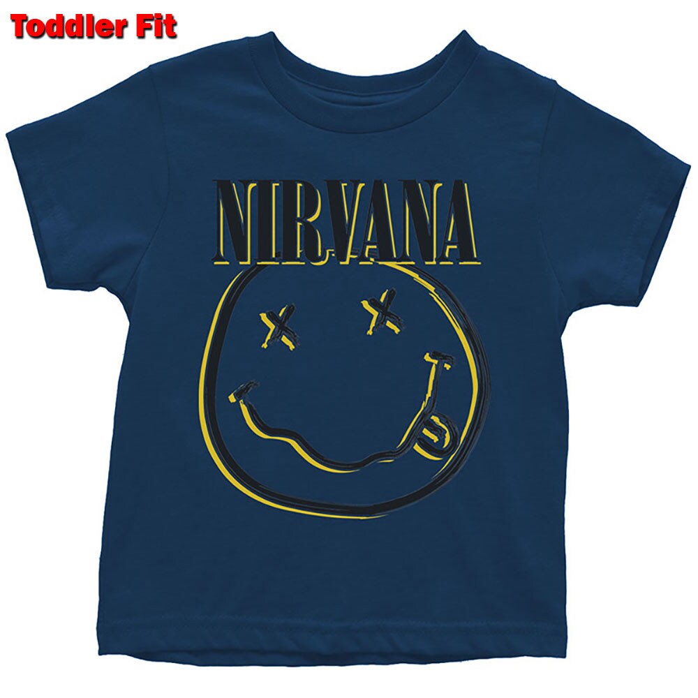 Nirvana Kids Toddler T-Shirt: Inverse Smiley (4 Years)