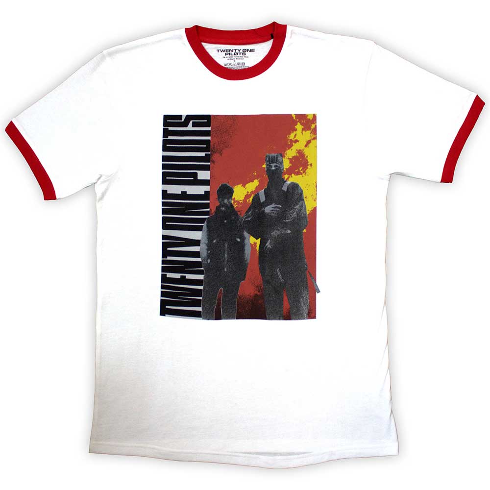 Twenty One Pilots Unisex Ringer T-Shirt: Side Stand Ringer (XX-Large)