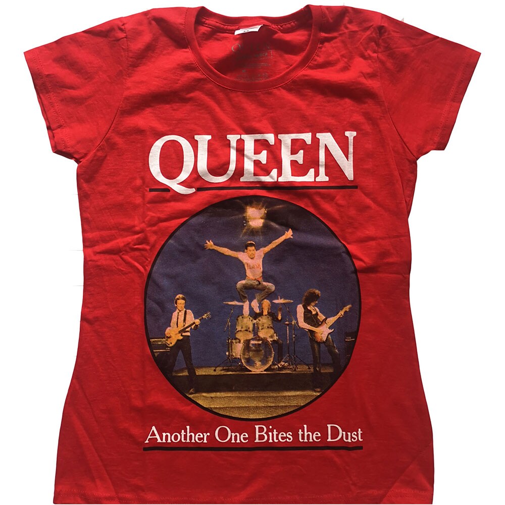 Queen Ladies T-Shirt: One Bites The Dust (X-Small)