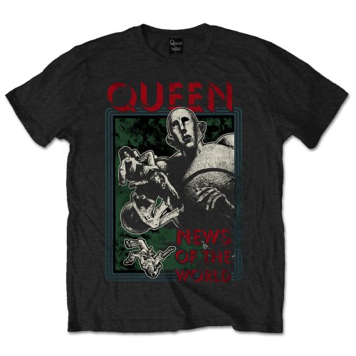 Queen Unisex T-Shirt: News of the World (X-Large)