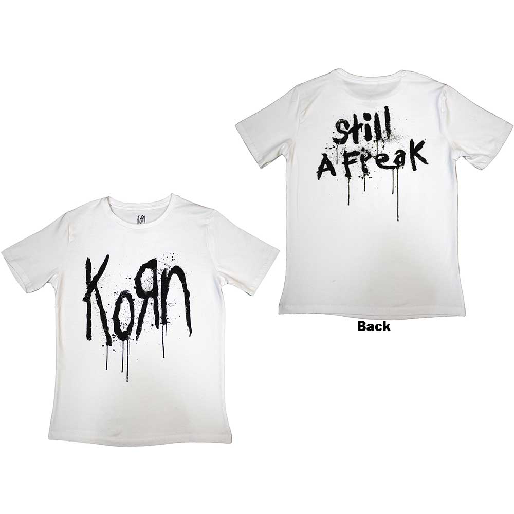 Korn Ladies T-Shirt: Still A Freak (Back Print) (Small)