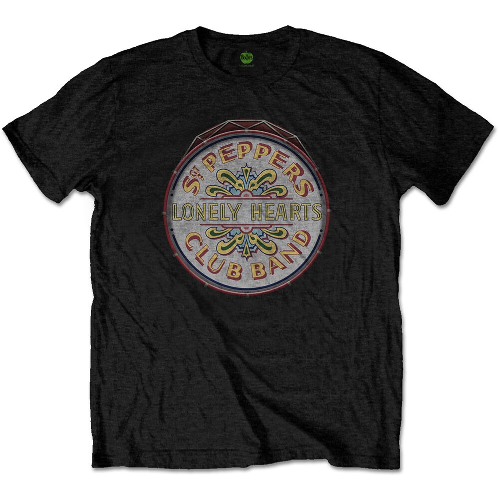 The Beatles Unisex T-Shirt: Original Pepper Drum (XX-Large) - 2