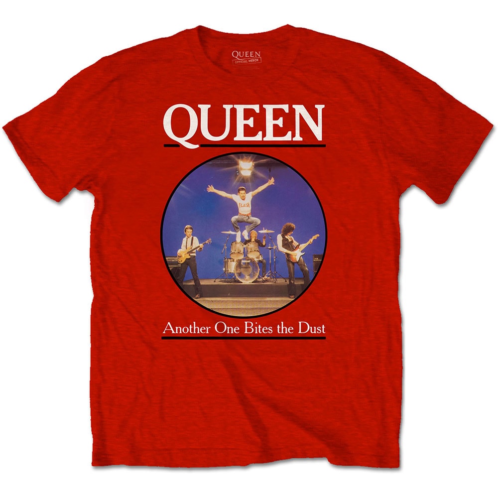 Queen Unisex T-Shirt: Another One Bites The Dust (Large)
