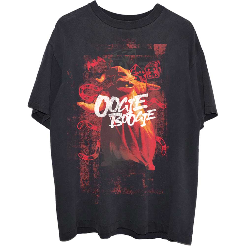 Disney Unisex T-Shirt: The Nightmare Before Christmas Oogie Boogie  (Large)