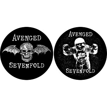 Avenged Sevenfold Turntable Slipmat Set: Death Bat / Astronaut (Retail Pack)