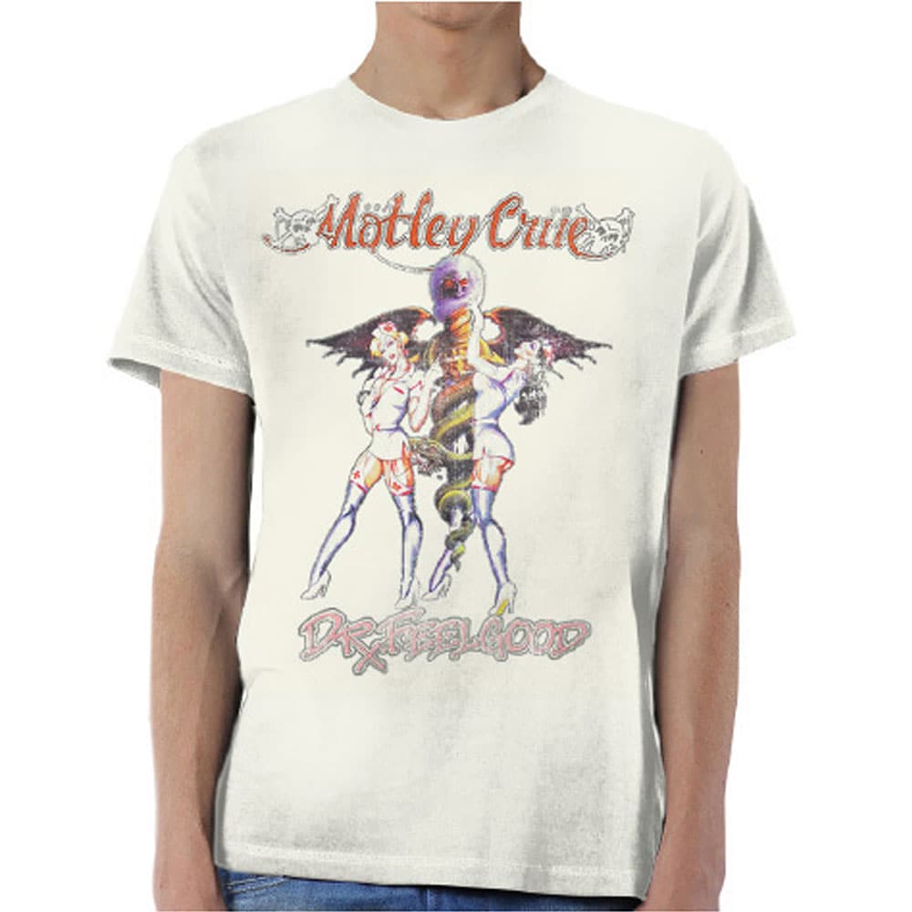 Motley Crue Unisex T-Shirt: Dr Feelgood Vintage (XX-Large) - 2