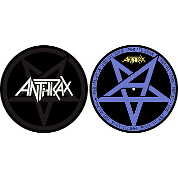 Anthrax Turntable Slipmat Set: Pentathrax / For All Kings (Retail Pack)