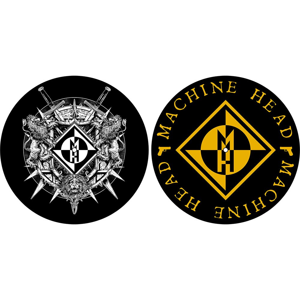 Machine Head Turntable Slipmat Set: Crest (Retail Pack)