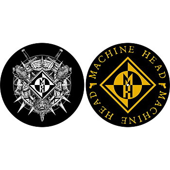 Machine Head Turntable Slipmat Set: Crest (Retail Pack)