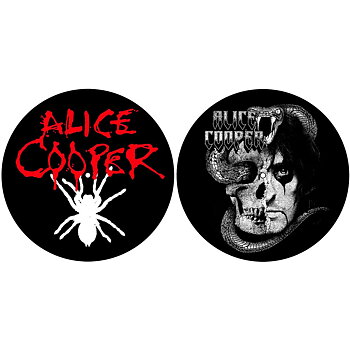 Alice Cooper Turntable Slipmat Set: Spider/Skull