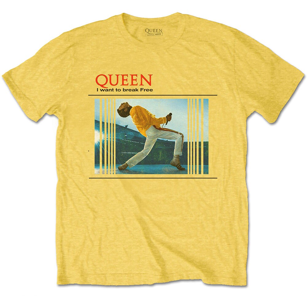 Queen Unisex T-Shirt: Break Free (Medium)