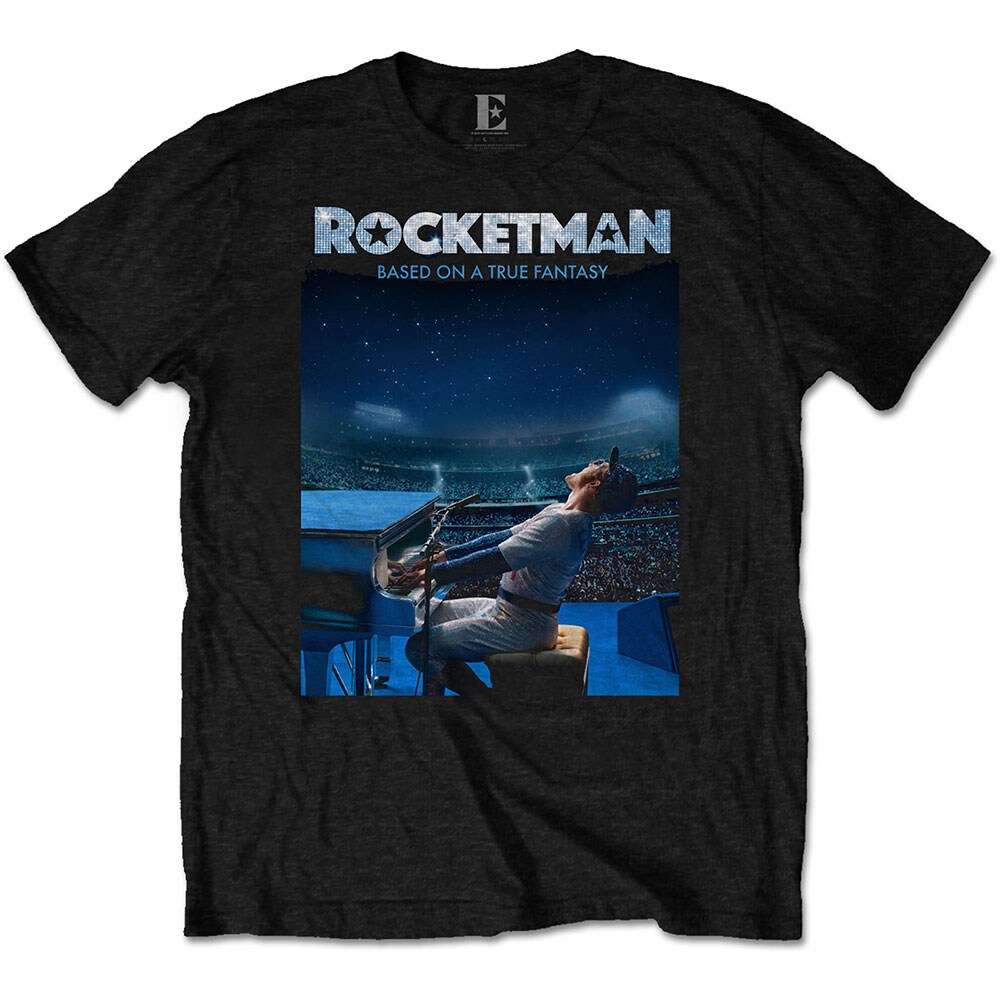 Elton John Unisex T-Shirt: Rocketman Starry Night (Medium)