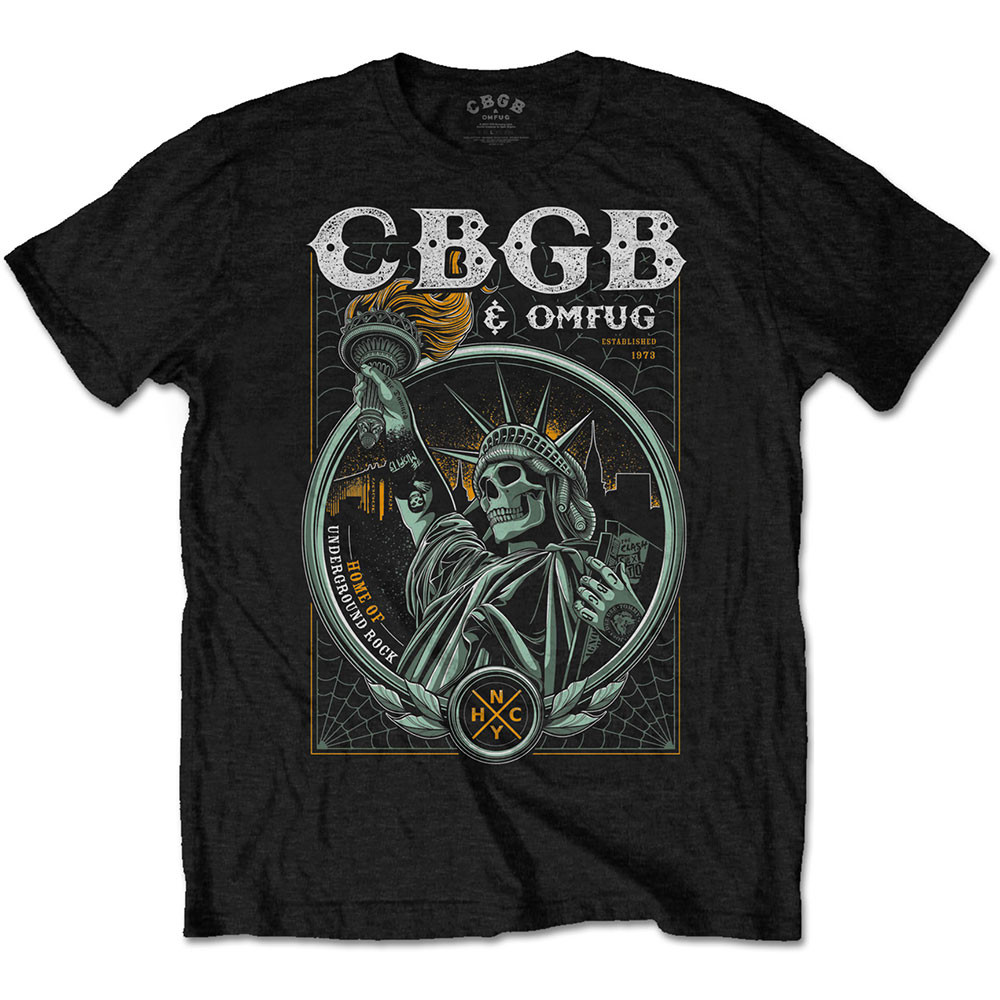 CBGB Unisex T-Shirt: Liberty (XX-Large)