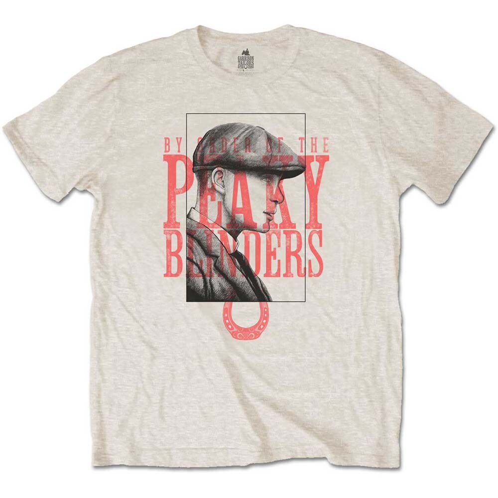 Peaky Blinders Unisex T-Shirt: Red Logo Tommy (Small)