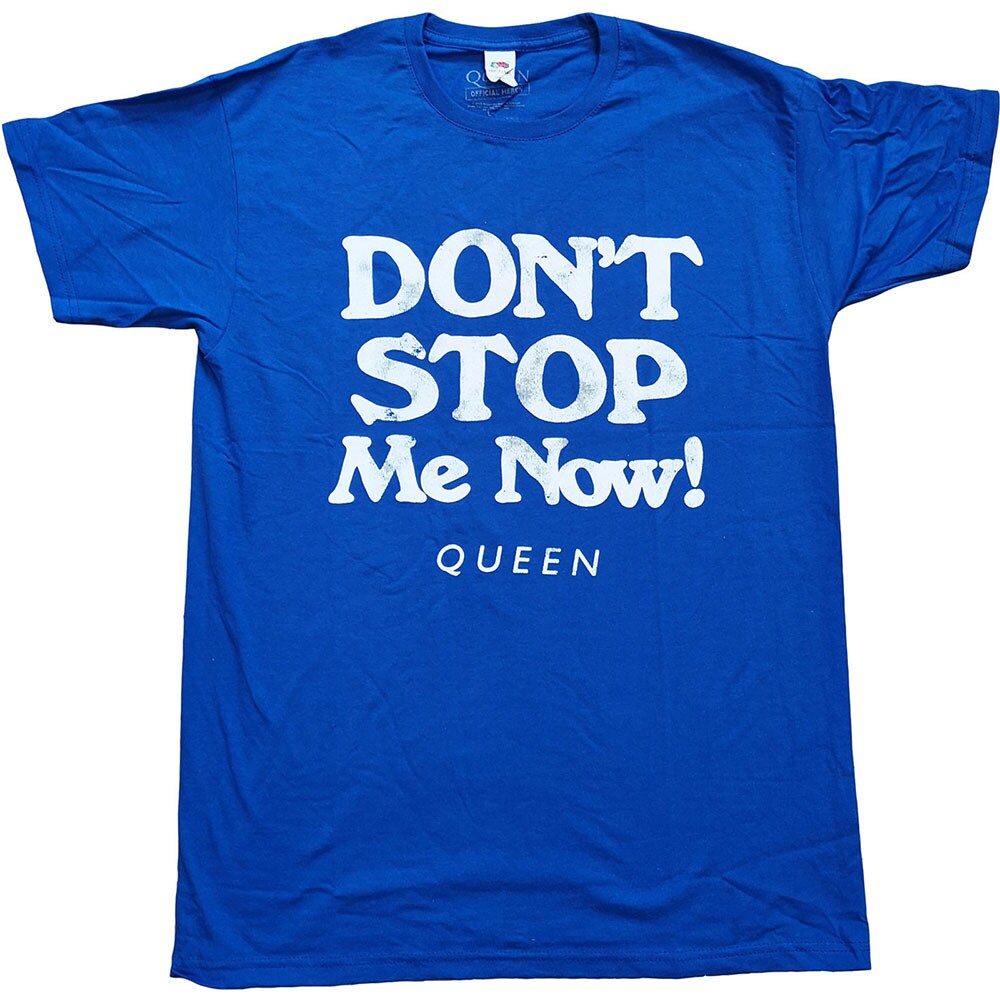 Queen Unisex T-Shirt: Don't Stop Me Now (Large)