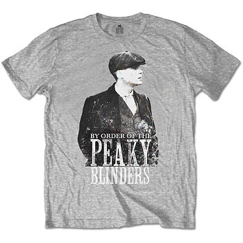 Peaky Blinders Unisex T-Shirt: Grey Character (X-Large)