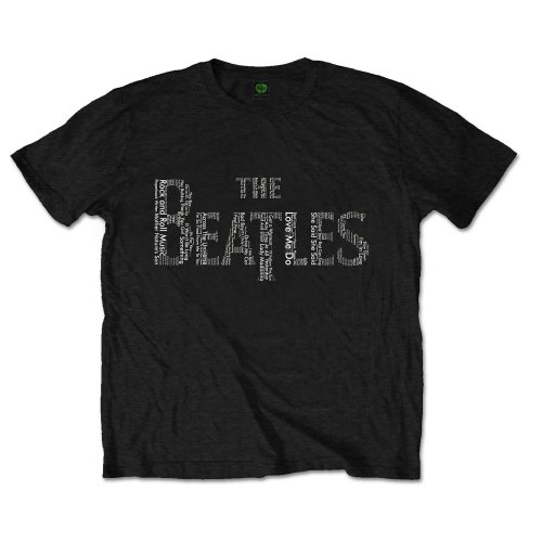 The Beatles Unisex T-Shirt: Drop T Songs (X-Large)