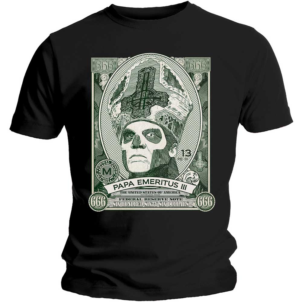 Ghost Unisex T-Shirt: Papa Cash (XX-Large) - 2