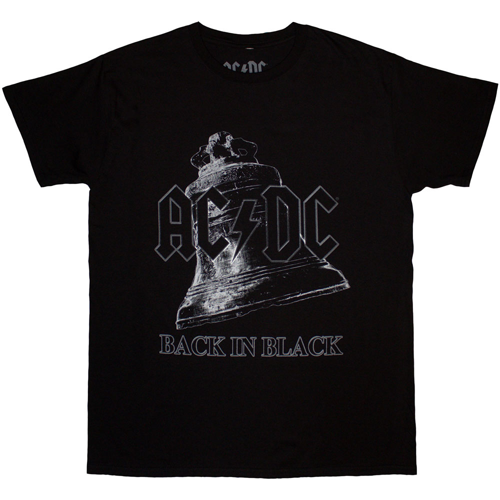 AC/DC Unisex T-Shirt: Back In Black Bell (Small)