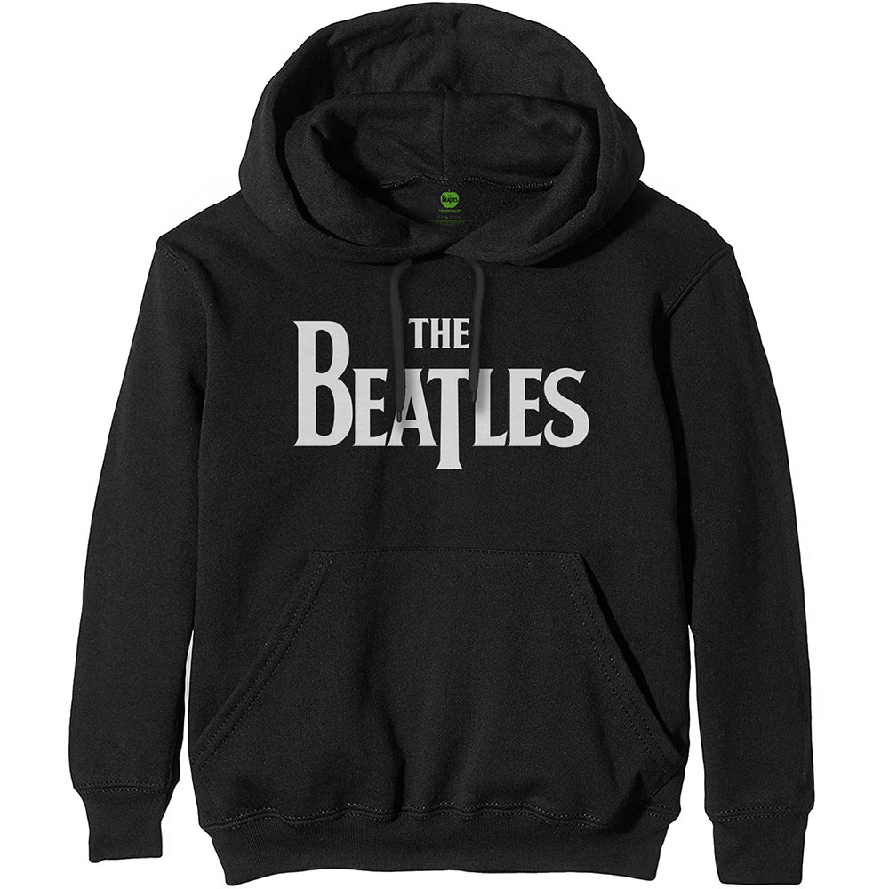 The Beatles Unisex Pullover Hoodie: Drop T Logo (Large)
