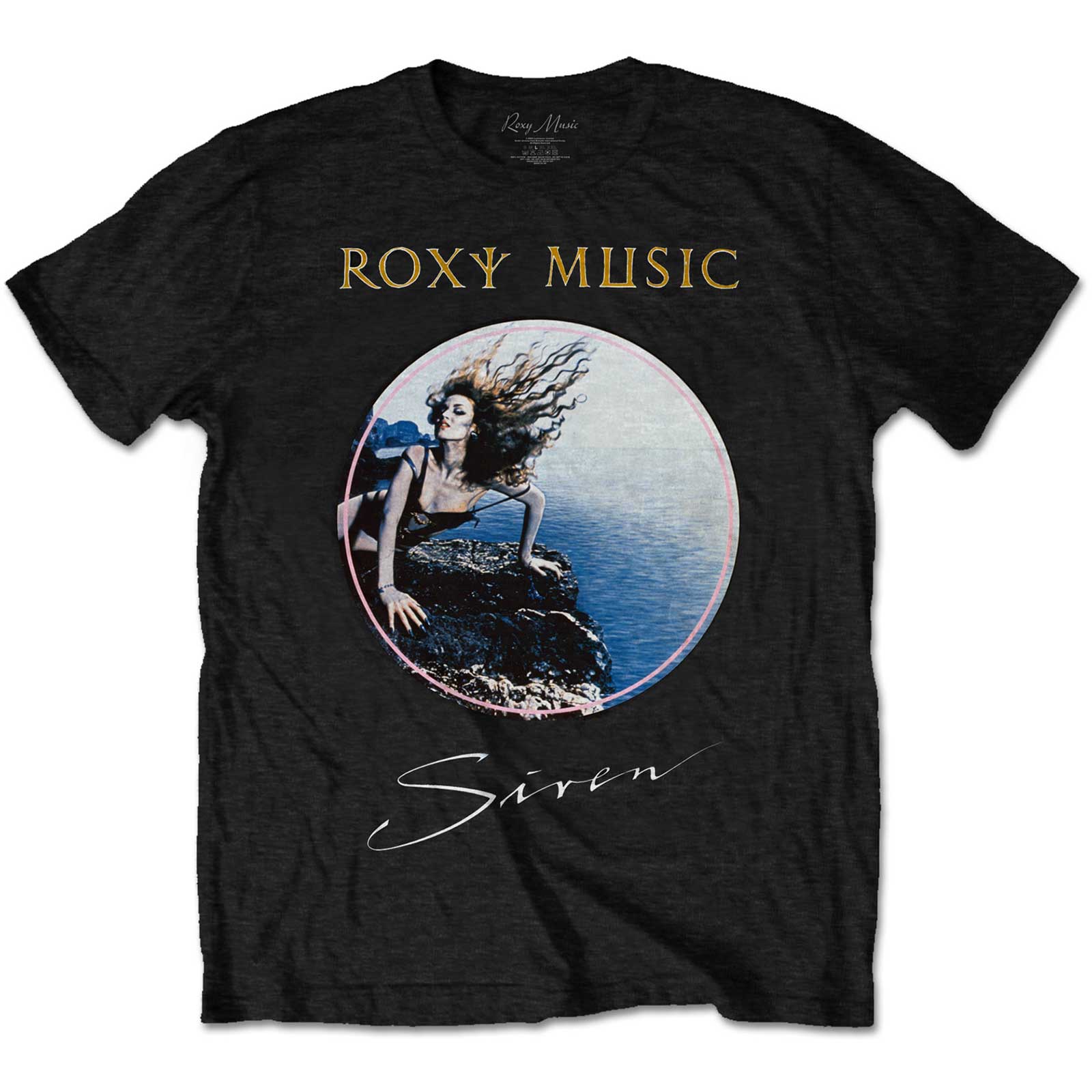 Roxy Music Unisex T-Shirt: Siren (Small)