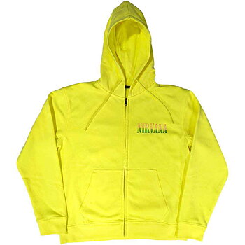 Nirvana hoodie med dragkedja: Sorbet Ray Smiley - storlek S- XXL