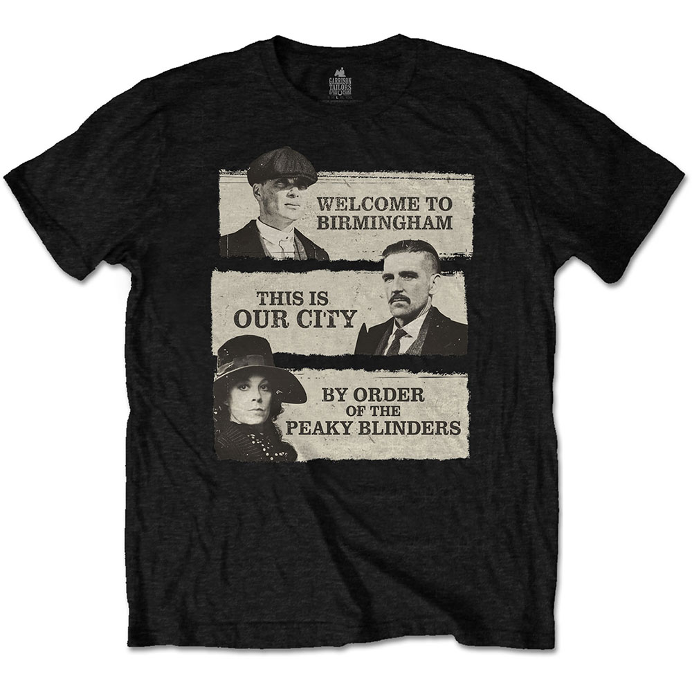 Peaky Blinders Unisex T-Shirt: This Is Our City (Medium)