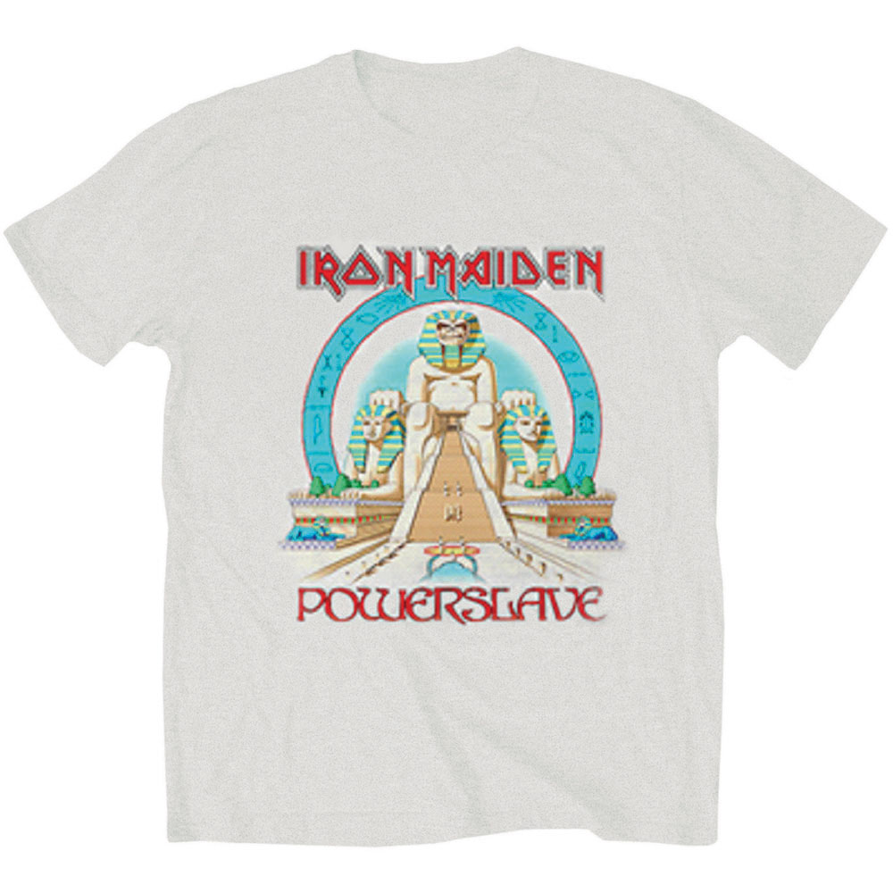 Iron Maiden Unisex T-Shirt: Powerslave Egypt (X-Large)