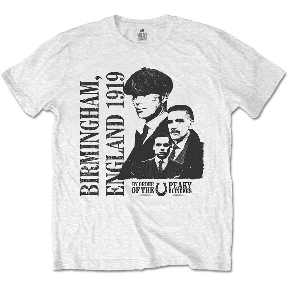 Peaky Blinders Unisex T-Shirt: England 1919 (X-Large)